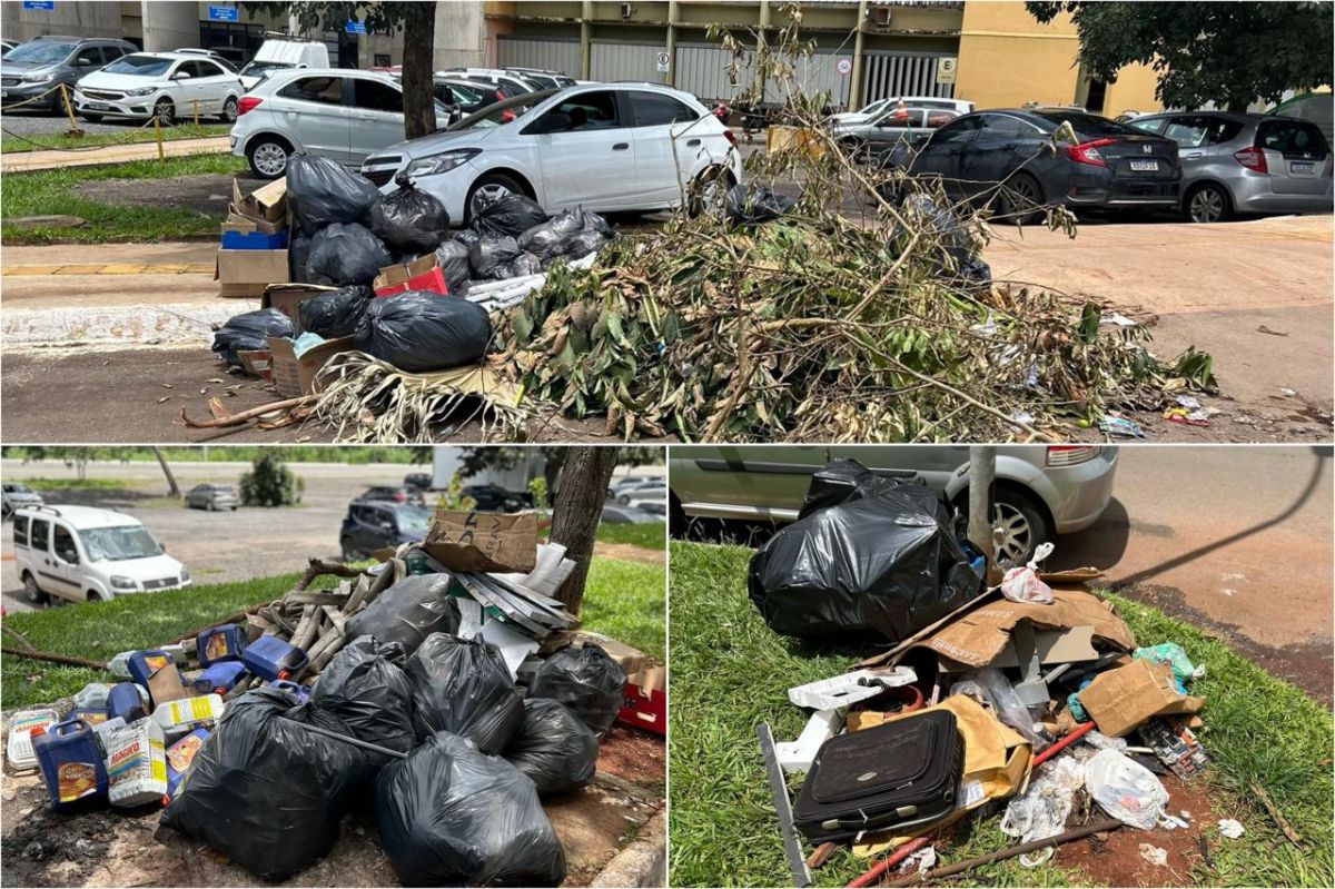 Rogério Cruz não cuida nem do quintal de casa e lixo se acumula no Paço Municipal