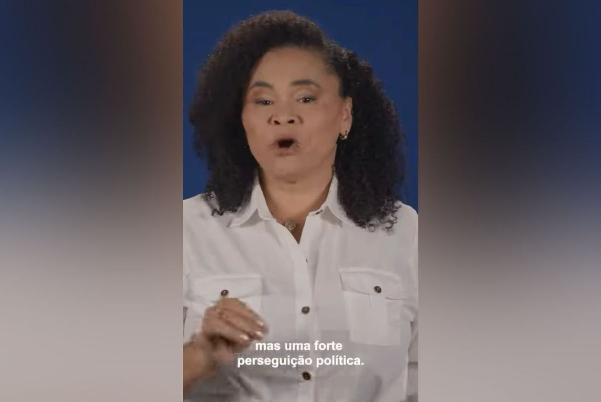 Com vídeo produzido em estúdio e com atriz lendo roteiro, Rogério Cruz diz que ele está sendo “perseguido”