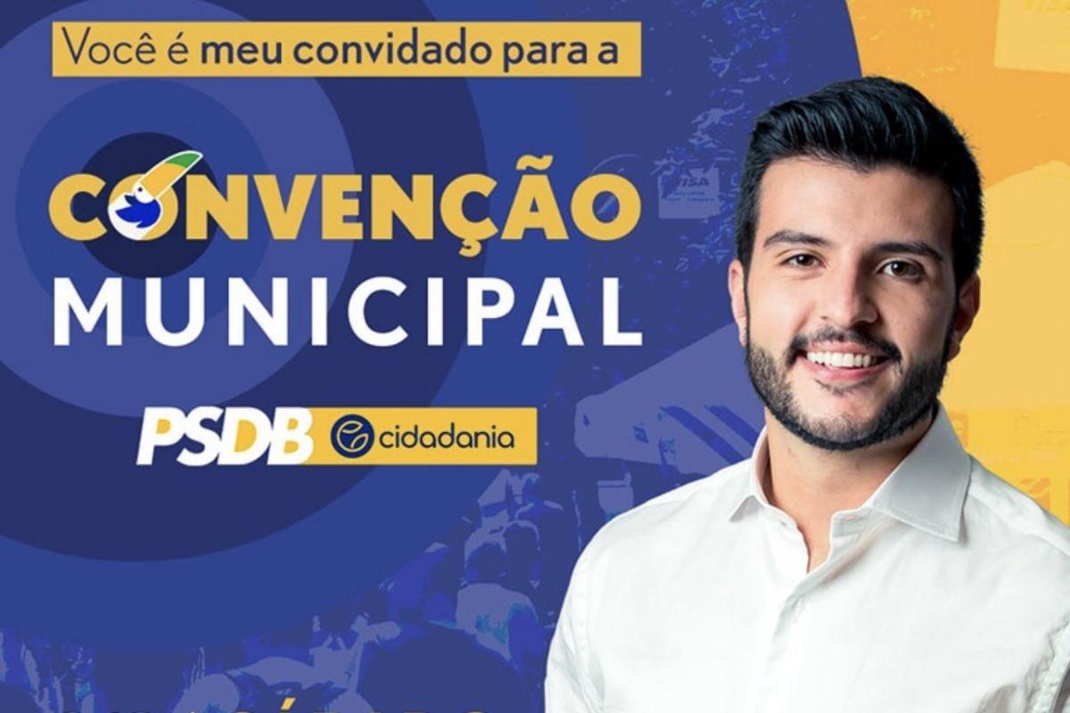 PSDB faz convenção em auditório de 200 lugares para homologar candidatura de Matheus Ribeiro