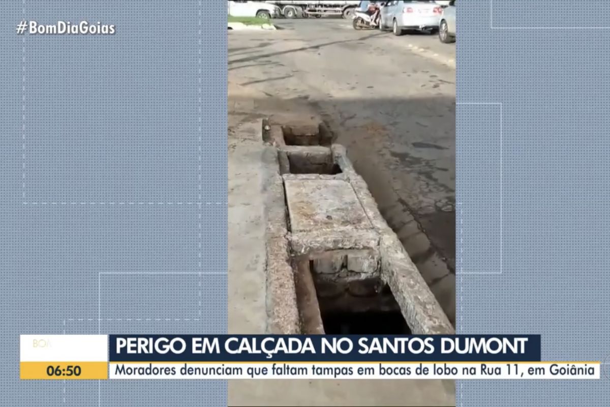 Problemas em bueiros do Setor Santos Dumont preocupam moradores