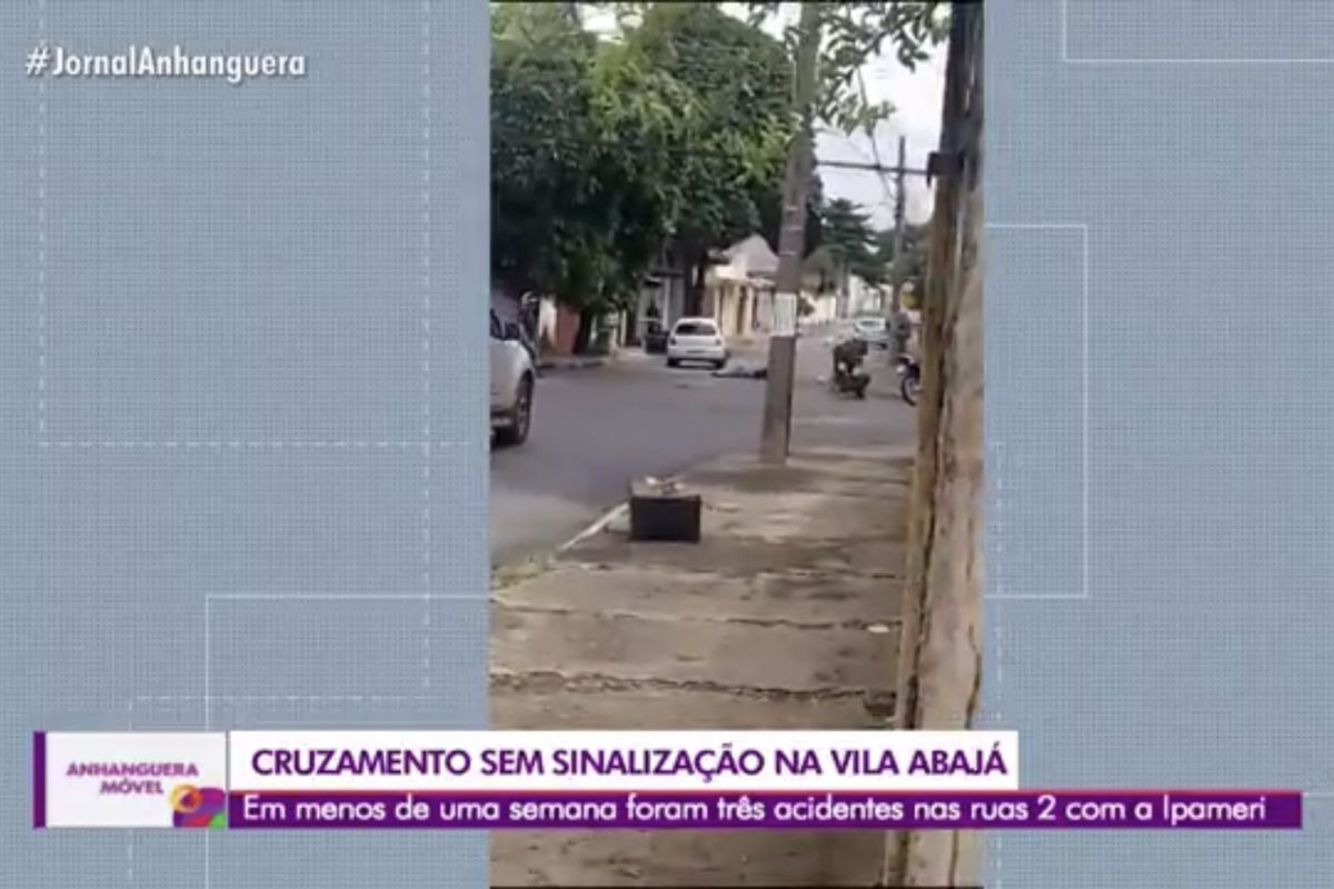 Moradores denunciam acidentes em série na Vila Abajá, em Goiânia