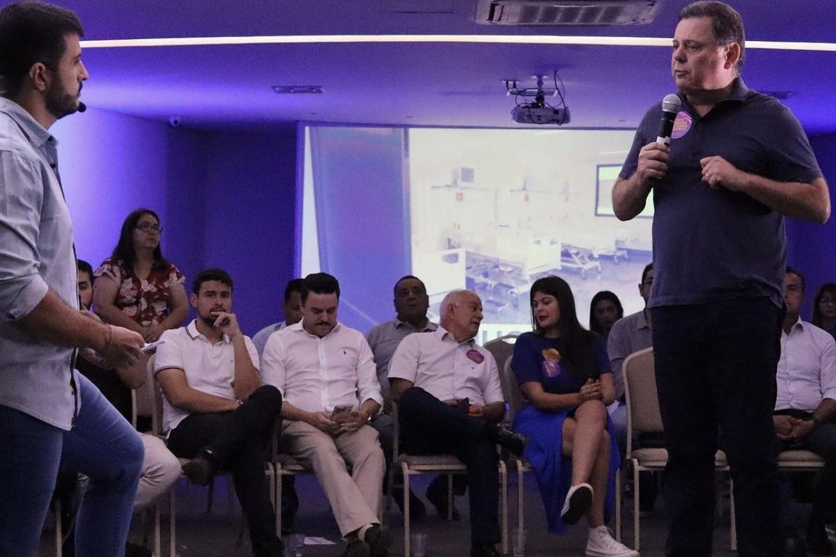 Pré-candidato do PSDB em Goiânia, Matheus Ribeiro apresenta seu ‘time’: Marconi, Aava e Tião Peixoto