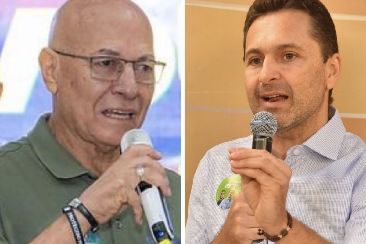 Aparecida de Goiânia: Professor Alcides tem 42,8% das intenções de voto e Leandro Vilela tem 37,5%