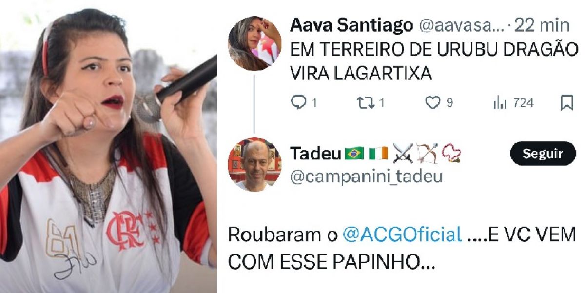 Aava agora compra briga com torcida atleticana e debocha do Dragão da Campininha