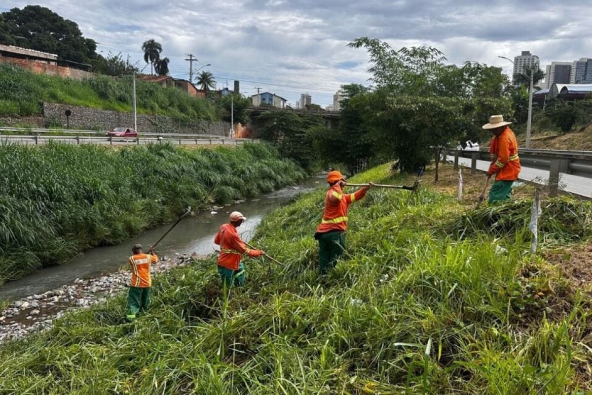 Pela primeira vez na gestão atual, limpeza na Marginal Botafogo é feita por força-tarefa