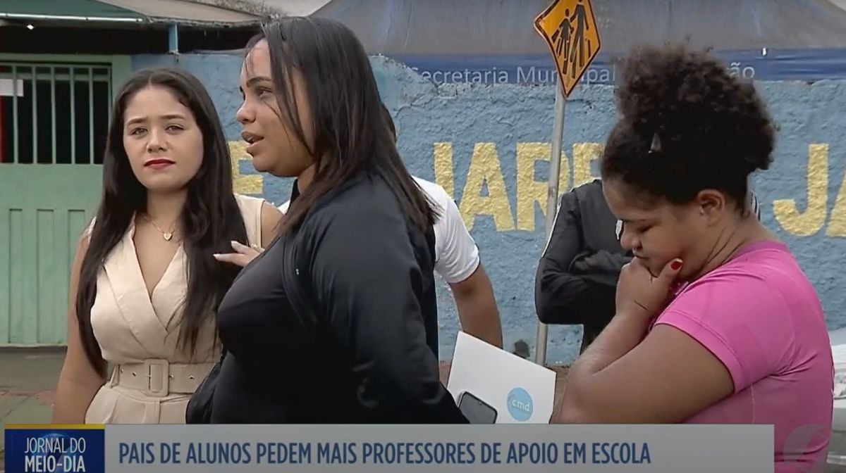 Na TV Serra Dourada, pais denunciam a falta de professores e cuidadores em escola de Goiânia