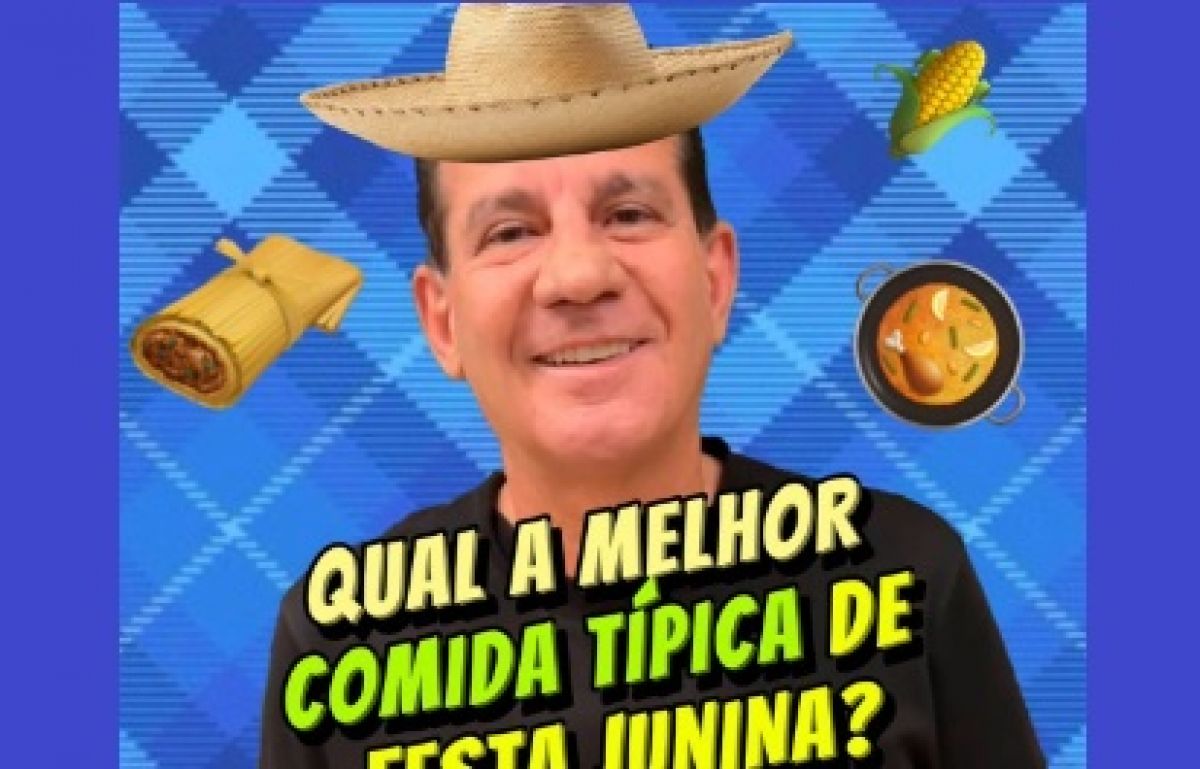 Vanderlan diz que gosta da comida, mas não diz que aprecia festa junina, tabu entre alguns evangélicos