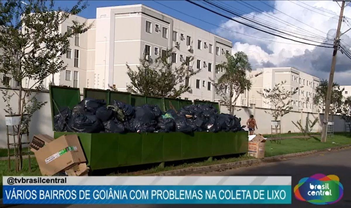 Falta de coleta de lixo deixa Goiânia atolada na sujeira