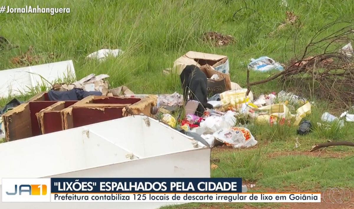 TV Anhanguera destaca 125 lixões espalhados por Goiânia