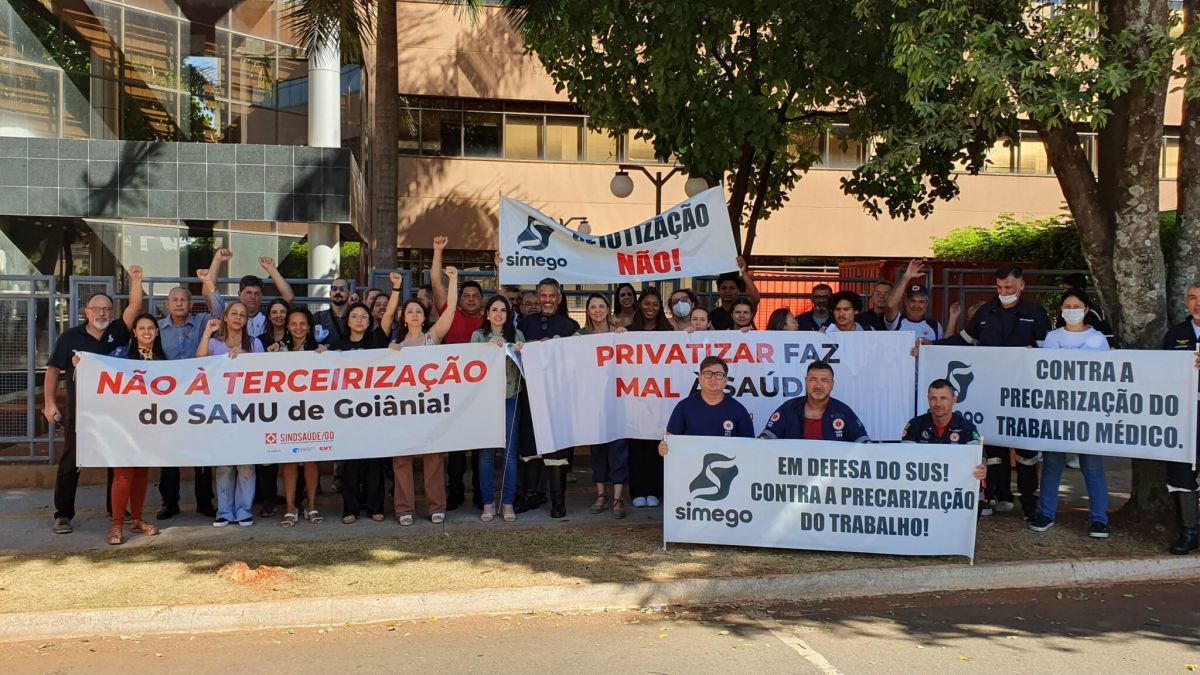 Trabalhadores do Samu de Goiânia decidem manter greve