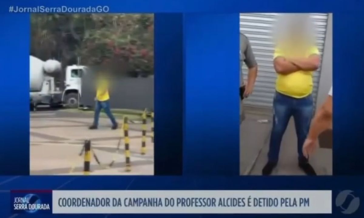 TV Serra Dourada repercute prisão de coordenador do Professor Alcides com mala e dinheiro